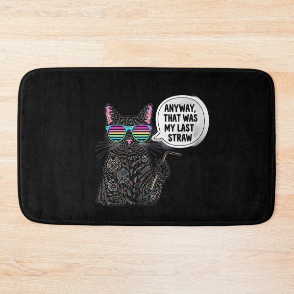 Item preview, Sarcastic Black Cat Mental Health Sticker Pack designed and sold by Cosmic Catnip Art.