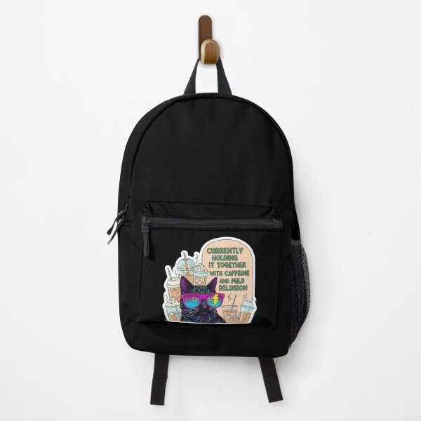 Item preview, Sarcastic Black Cat Mental Health Sticker Pack designed and sold by Cosmic Catnip Art.