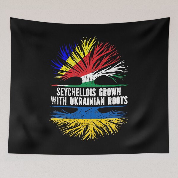 Item preview, Seychellois Grown with Ukrainian Roots designed and sold by CosmoKitsch.