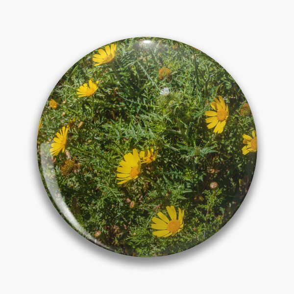 Item preview, Yellow Wildflowers and Daisies Covering a Sunny Spring Meadow in Lush Green Grass designed and sold by Nmallia.