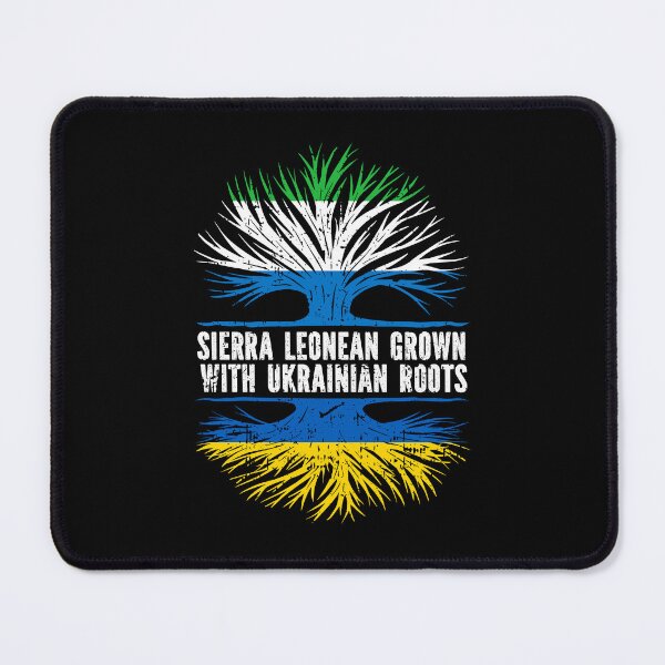 Item preview, Sierra Leonean Grown with Ukrainian Roots designed and sold by CosmoKitsch.