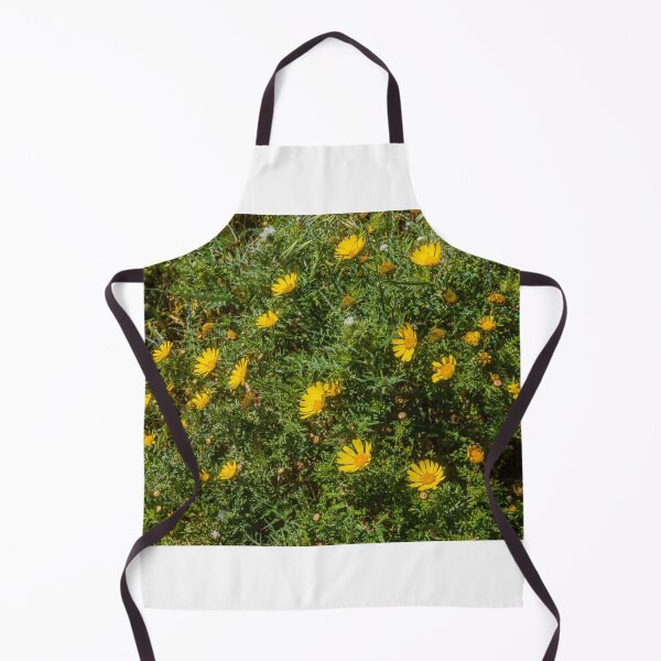 Item preview, Yellow Wildflowers and Daisies Covering a Sunny Spring Meadow in Lush Green Grass designed and sold by Nmallia.