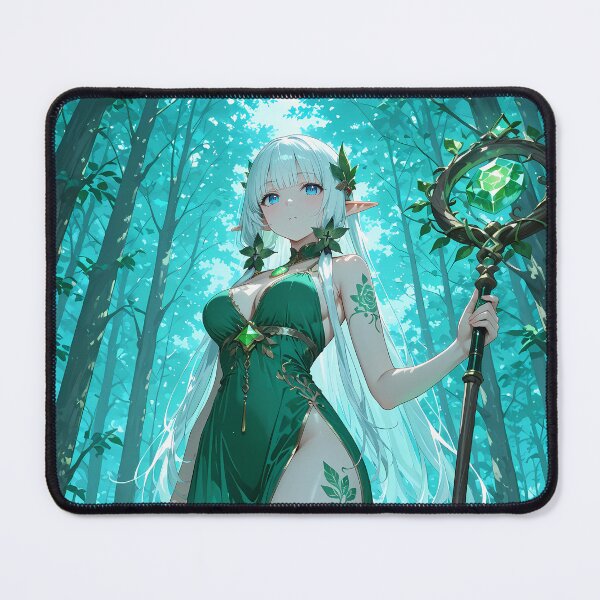 Item preview, ALVA: Anime Forest Elf Mage Fantasy Girl Poster designed and sold by BorgSpareParts.