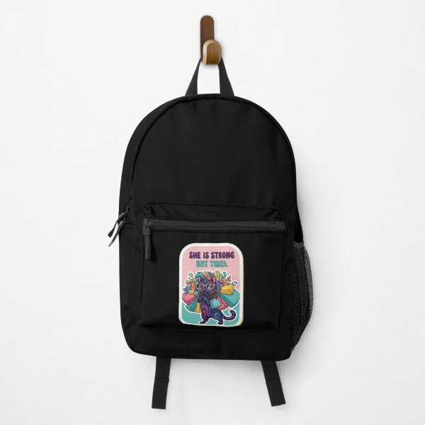 Item preview, Sarcastic Black Cat Mental Health Sticker Pack designed and sold by Cosmic Catnip Art.