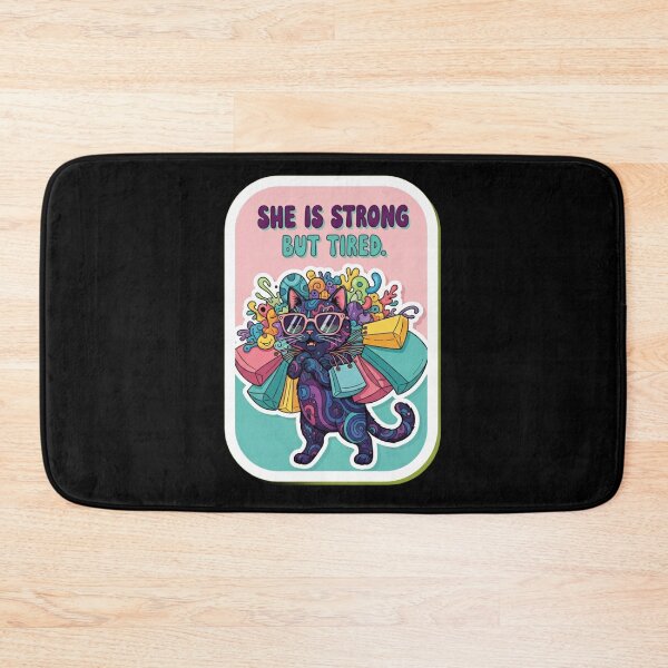 Item preview, Sarcastic Black Cat Mental Health Sticker Pack designed and sold by Cosmic Catnip Art.