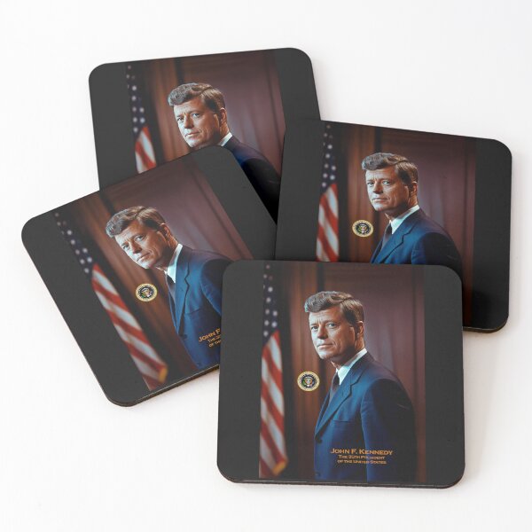 Item preview, JOHN F. KENNEDY - Wall Art - 35th President of the United States of America designed and sold by DBM Photo Art 1.