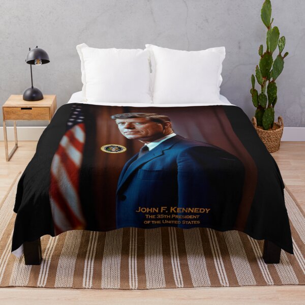 Item preview, JOHN F. KENNEDY - Wall Art - 35th President of the United States of America designed and sold by DBM Photo Art 1.