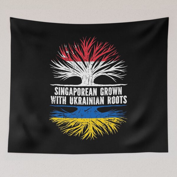Item preview, Singaporean Grown with Ukrainian Roots  designed and sold by CosmoKitsch.