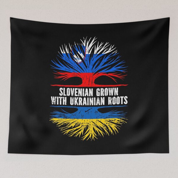 Item preview, Slovenian Grown with Ukrainian Roots  designed and sold by CosmoKitsch.