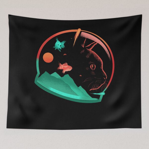 Item preview, Astrocat - Cat and Space  designed and sold by KhuzaimaSohail.