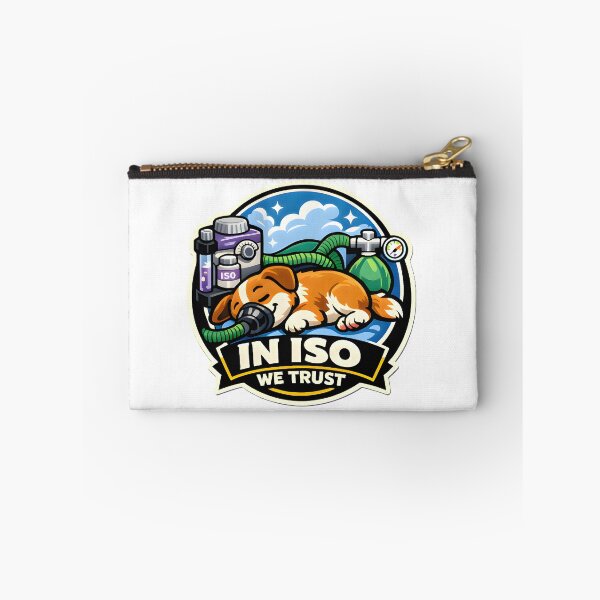 Item preview, In ISO We Trust – Funny Veterinary Anesthesia Design for Vet Techs designed and sold by Bettybee00.