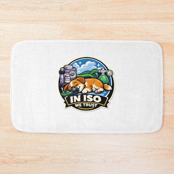 Item preview, In ISO We Trust – Funny Veterinary Anesthesia Design for Vet Techs designed and sold by Bettybee00.