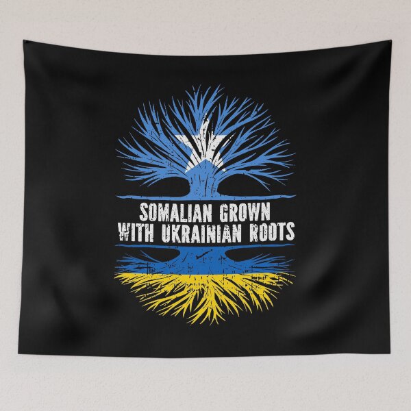 Item preview, Somalian Grown with Ukrainian Roots  designed and sold by CosmoKitsch.