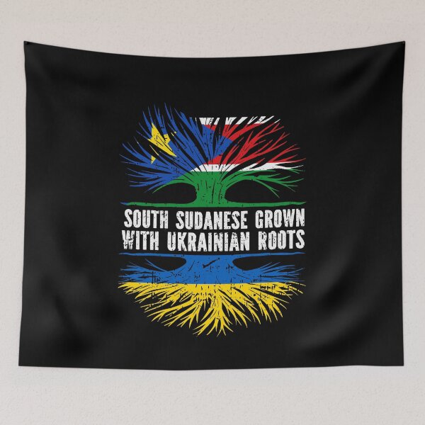 Item preview, South Sudanese Grown with Ukrainian Roots  designed and sold by CosmoKitsch.