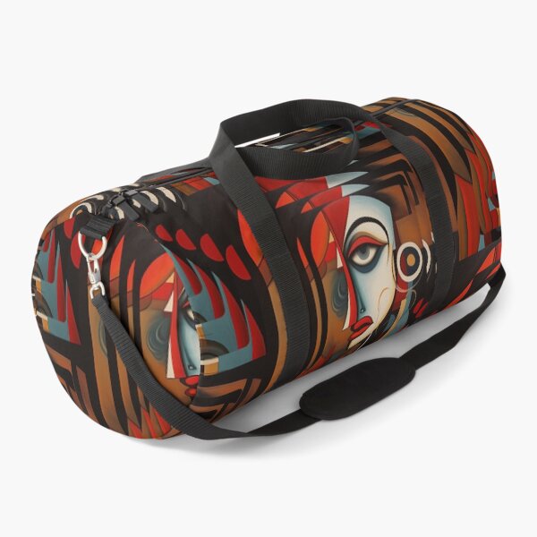 Item preview, Geometric Muse – Abstract Cubist Portrait designed and sold by Szpaku desart .