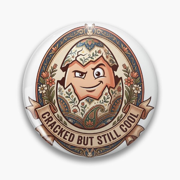 Item preview, Cracked But Still Cool Easter Tee – Funny Egg Shirt designed and sold by relso.