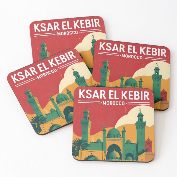 Item preview, Ksa El Kebir Morocco Retro Vintage Travel Design designed and sold by TravelersGems.