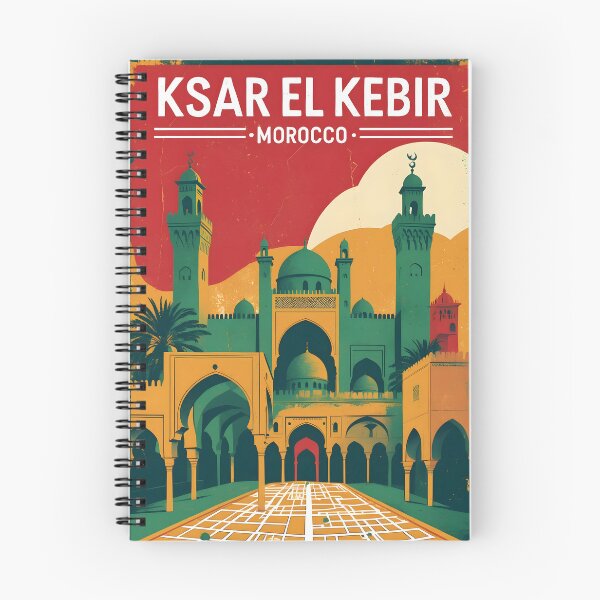 Item preview, Ksa El Kebir Morocco Retro Vintage Travel Design designed and sold by TravelersGems.