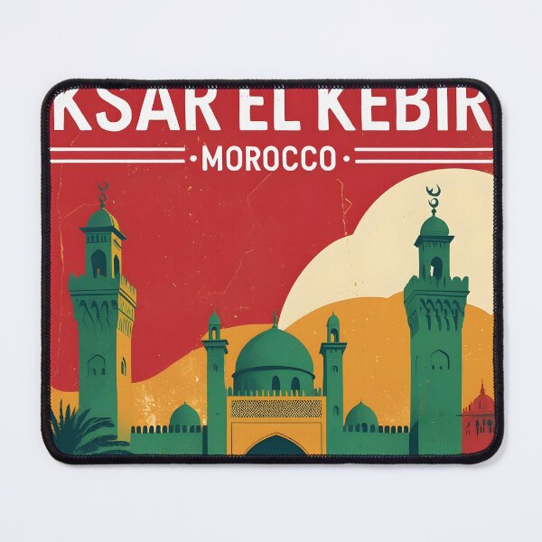 Artikelvorschau, Ksa El Kebir Marokko Retro Vintage Reisedesign entworfen und verkauft von TravelersGems.