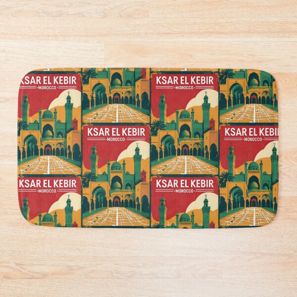 Artikelvorschau, Ksa El Kebir Marokko Retro Vintage Reisedesign entworfen und verkauft von TravelersGems.