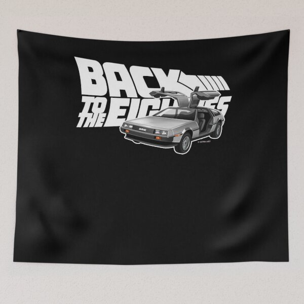 Item preview, Back to the Eighties - Delorean  designed and sold by KhuzaimaSohail.
