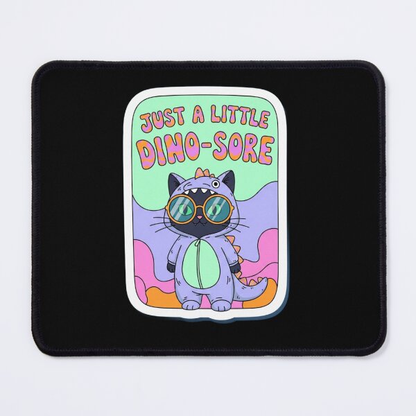 Item preview, Sarcastic Black Cat Mental Health Sticker Pack designed and sold by Cosmic Catnip Art.