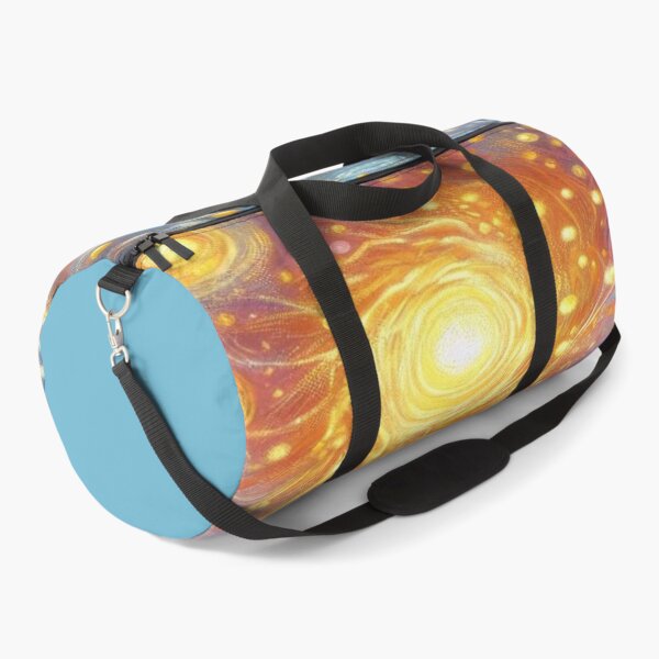 Item preview, Golden Cosmic Burst – Swirling Galaxy in Van Gogh Inspired Sky designed and sold by FotoworldEdel.