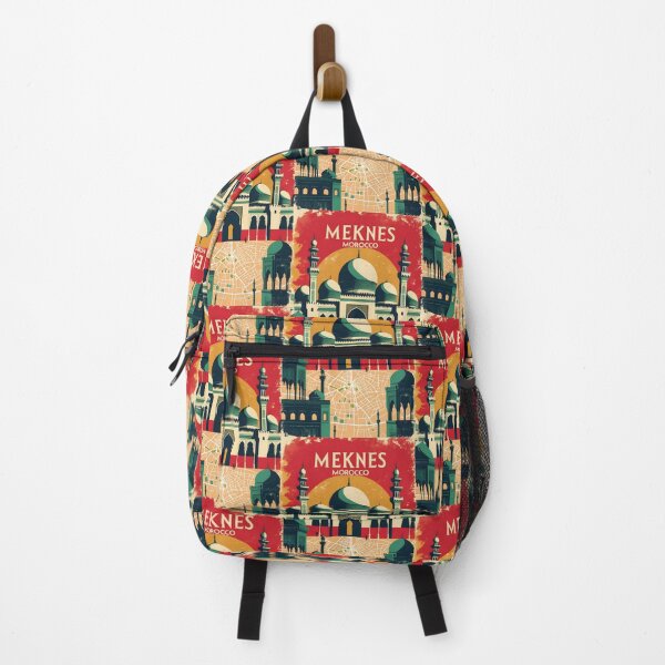 Item preview, Meknes Morocco Retro Vintage Travel Design designed and sold by TravelersGems.
