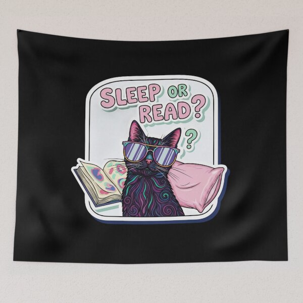 Item preview, Sarcastic Black Cat Mental Health Sticker Pack designed and sold by Cosmic Catnip Art.