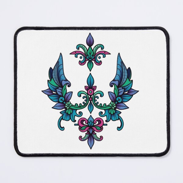 Item preview, filigree tattoo design featuring intricate floral pattern  designed and sold by MagicMaker1984.
