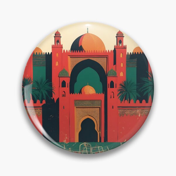 Artikelvorschau, Ouarzazate Marokko Retro Vintage Reisedesign entworfen und verkauft von TravelersGems.