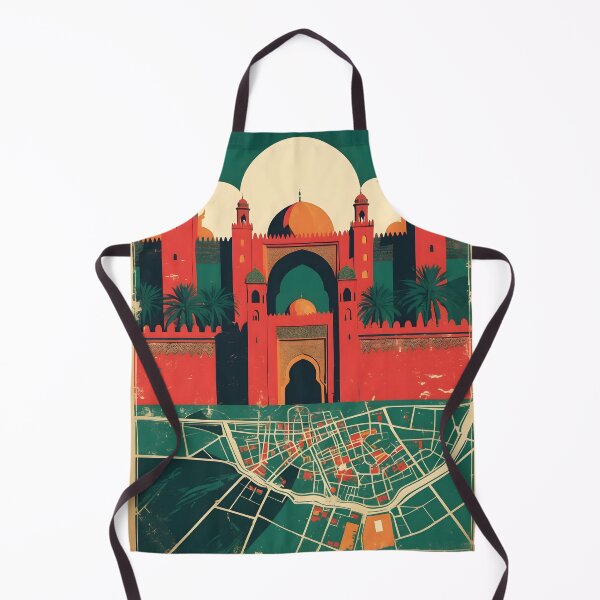 Item preview, Ouarzazate Morocco Retro Vintage Travel Design designed and sold by TravelersGems.