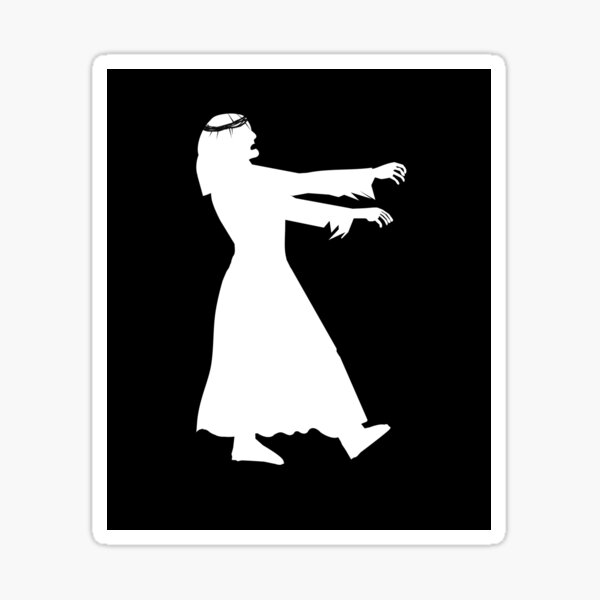 Zombie Jesus Christ Sticker