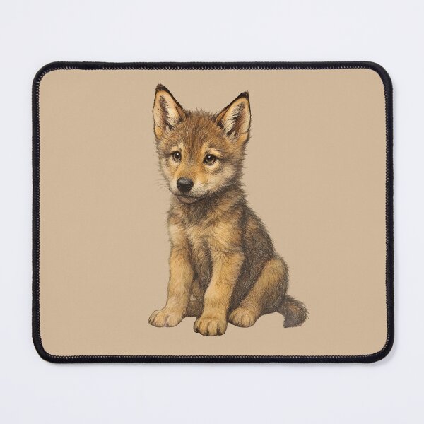 Item preview, Cute Wolf Pup Illustration designed and sold by jdz031.