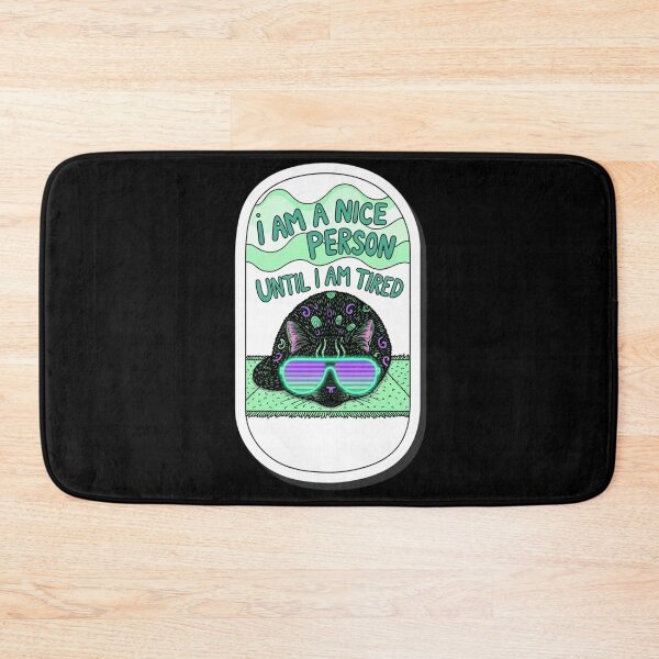 Item preview, Sarcastic Black Cat Mental Health Sticker Pack designed and sold by Cosmic Catnip Art.