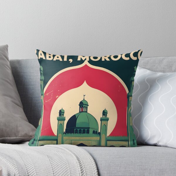 Item preview, Rabat Morocco Retro Vintage Travel Design designed and sold by TravelersGems.
