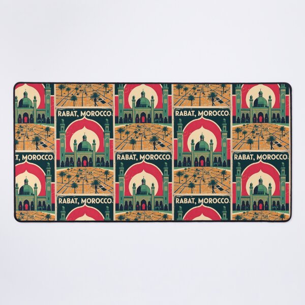 Item preview, Rabat Morocco Retro Vintage Travel Design designed and sold by TravelersGems.