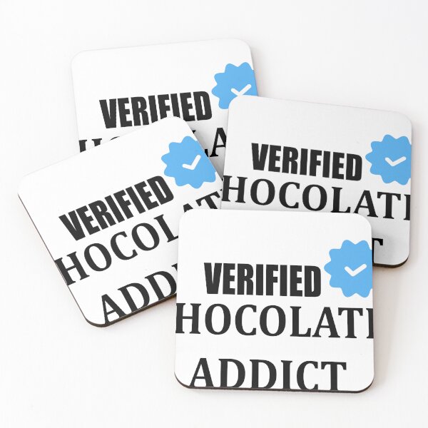 Item preview, Verified Chocolate Addict Easter Sticker | Funny Candy Lover Design designed and sold by GriffinRey.