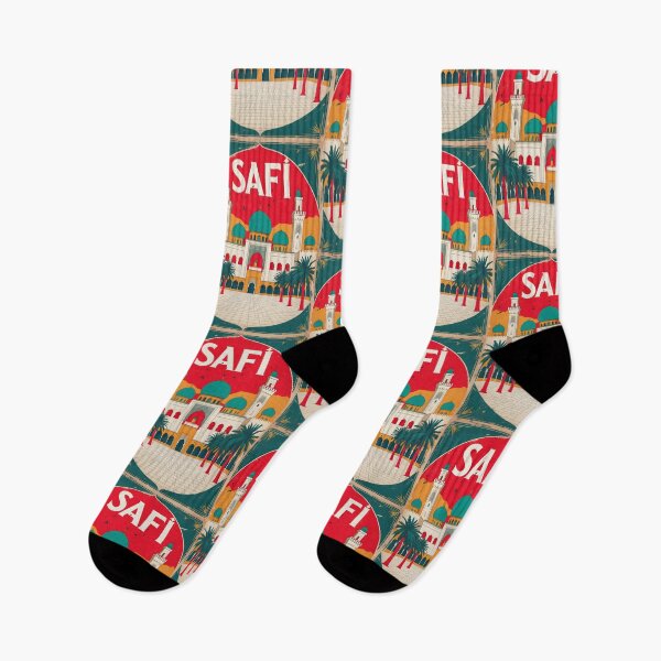 Item preview, Safi Morocco Retro Vintage Travel Design designed and sold by TravelersGems.