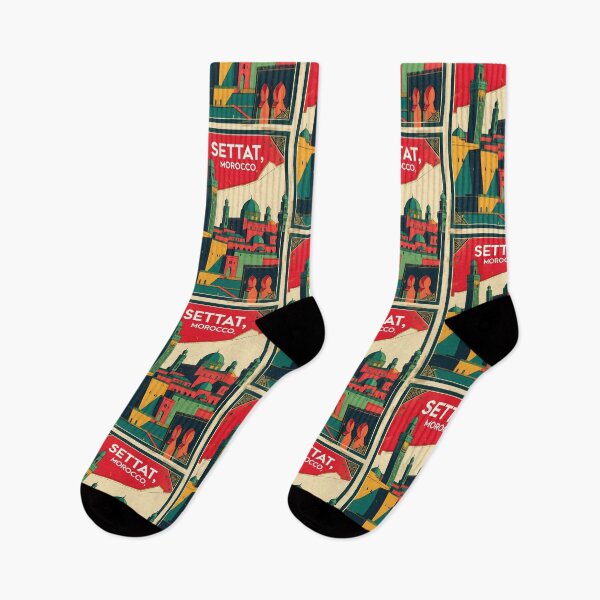 Item preview, Settat Morocco Retro Vintage Travel Design designed and sold by TravelersGems.