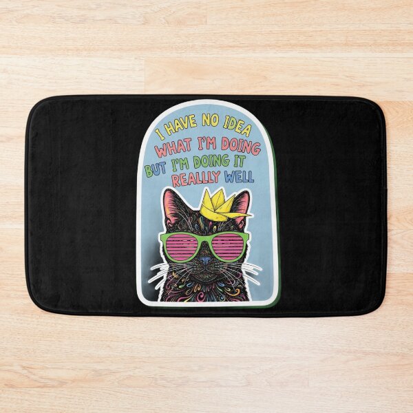 Item preview, Sarcastic Black Cat Mental Health Sticker Pack designed and sold by Cosmic Catnip Art.