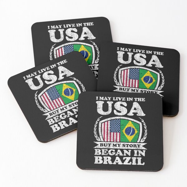 Item preview, I May Live In USA But My Story Began In Brazil   designed and sold by GabbyKash.
