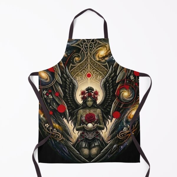 Item preview, Dark Celestial Guardian – Mystical Cosmic Warrior Art designed and sold by Good Vibes .