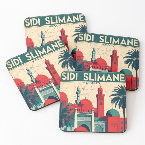 Item preview, Sidi Slimane Morocco Retro Vintage Travel Design designed and sold by TravelersGems.