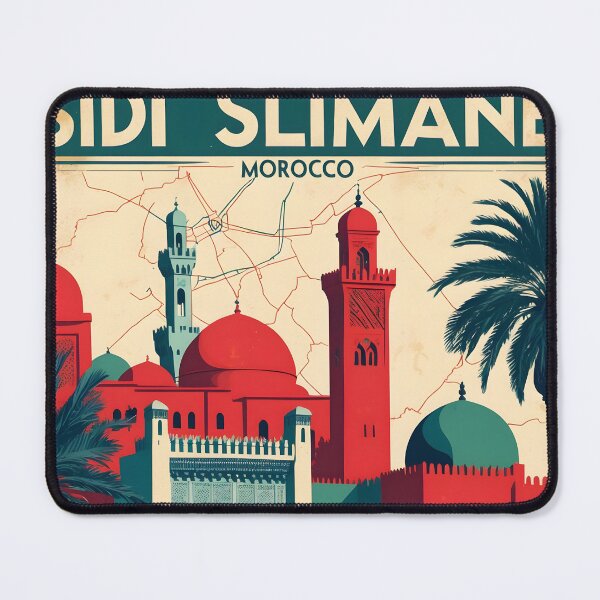 Item preview, Sidi Slimane Morocco Retro Vintage Travel Design designed and sold by TravelersGems.