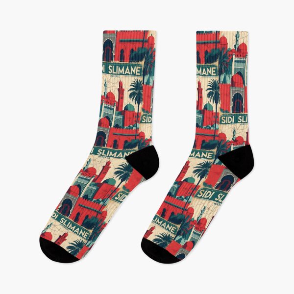 Item preview, Sidi Slimane Morocco Retro Vintage Travel Design designed and sold by TravelersGems.