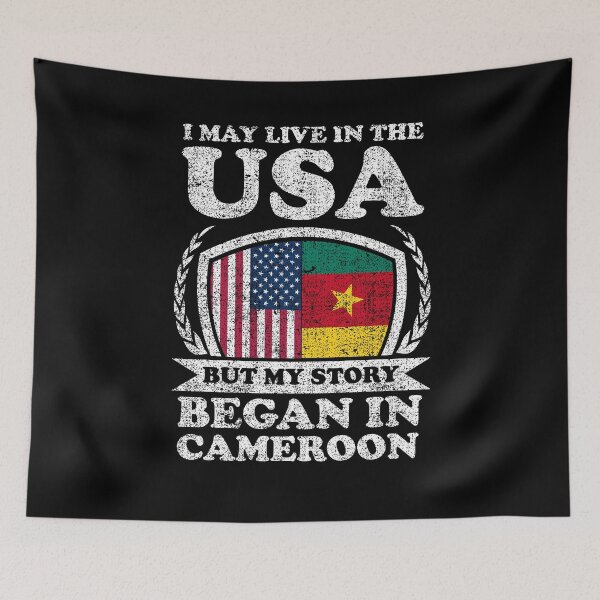Item preview, I May Live In USA But My Story Began In Cameroon  designed and sold by GabbyKash.