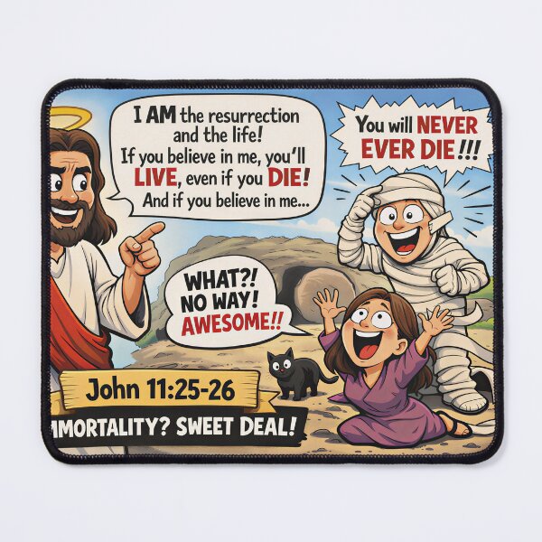Item preview, Funny John 11 Meme Christian Humor Jesus Resurrection designed and sold by ElLocoMus.