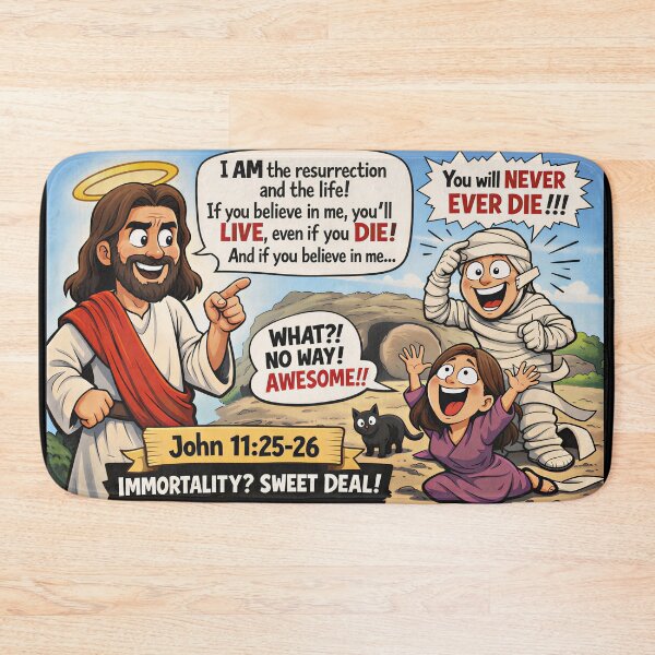 Item preview, Funny John 11 Meme Christian Humor Jesus Resurrection designed and sold by ElLocoMus.