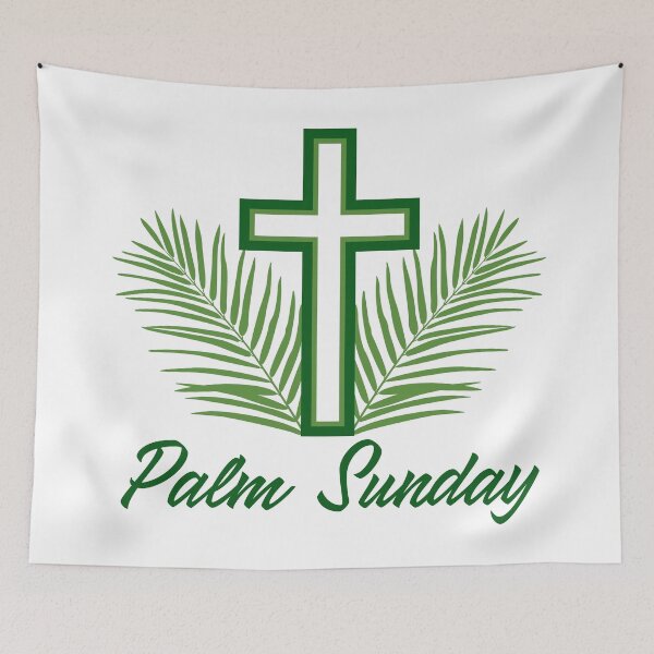 Item preview, Christian Cross and Palm leaves, Palm Sunday designed and sold by CHERRY--SHOP.